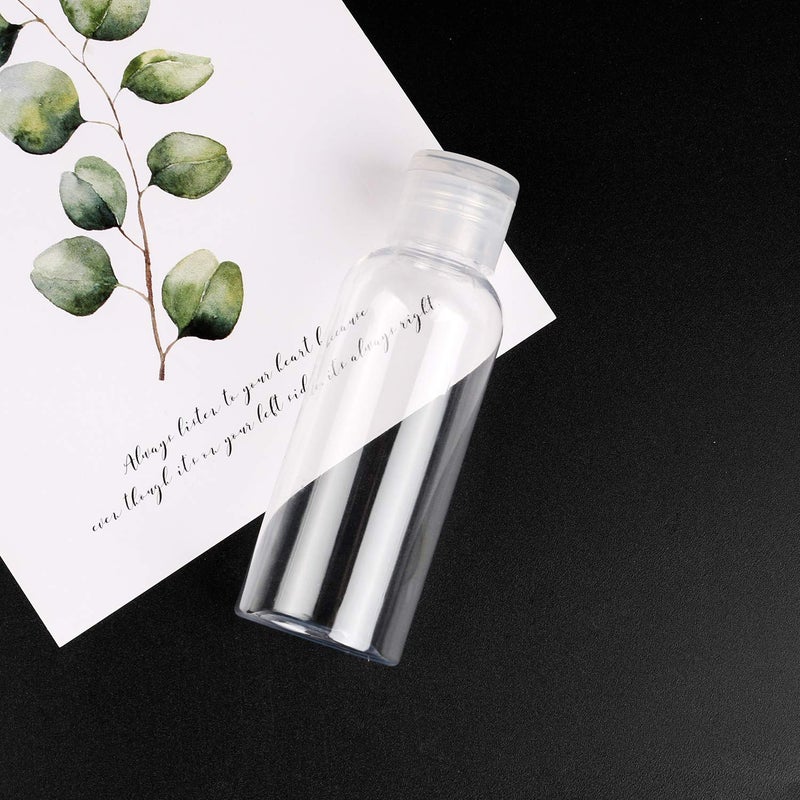 TRENDBOX 12 Pack Plastic Empty Bottles with Flip Cap for Shampoo, Lotions, Liquid Body Soap, Cream (2 oz / 60 ml) - Image 5